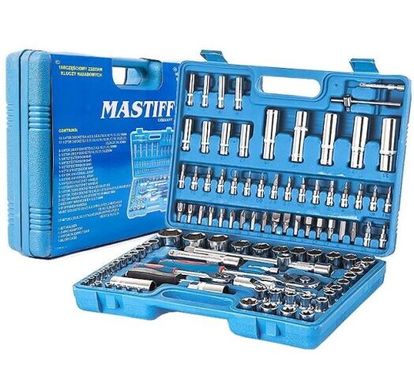 Набор инструментов MASTIFF TORX на 108 предметов, Синий