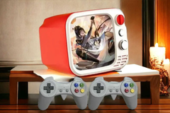 Ігрова портативна консоль H7 Mini TV РЕТРО з монітором 3.5" + два джойстики (740 ігор) SaleMarket