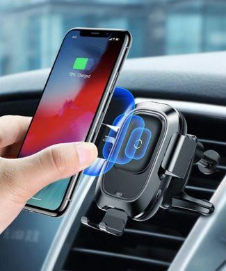 Автомобильный держатель для телефона с беспроводной зарядкой Baseus Smart Vehicle Bracket