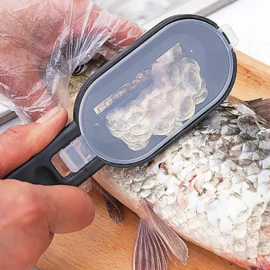 Рыбочистка | Нож скребок для чистки рыбы Fish Scales Wiper Cleaning, Разноцветный