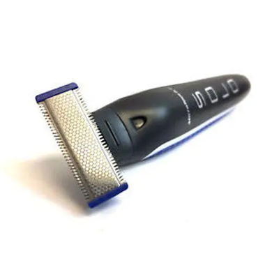 Тример бритва для чоловіків з підсвічуванням 3в1 Solo Trimmer / Машинка для стрижки бороди, Темно-синій