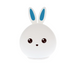 Силіконовий нічник 3DTOYSLAMP Кролик з вушками 16 кольорів, Білий