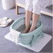 Массажная складная ванночка для ног Supretto 50х40см / Гидромассажер для ног, Разные цвета
