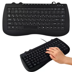 Клавиатура KEYBOARD MINI KP-988 (K-1000) | Компьютерная клавиатура usb | Проводная мини-клавиатура