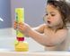 Детская силиконовая массажная мочалка губка для ванны с дозатором
