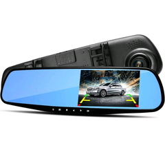 Автомобильное зеркало видеорегистратор DVR 138-E с одной камерой  (черный)