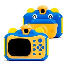 Камера миттєвого друку фотоапарат дитячий акумуляторний для фото- та відео Full HD