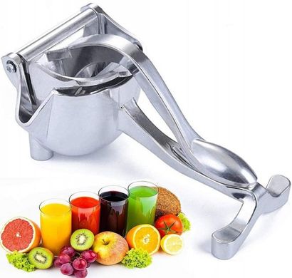 Соковитискач ручний для цитрусових та фруктів із затискачем алюмінієвий Manual Juicer