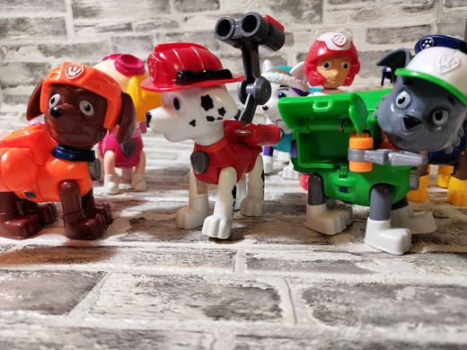 Детский игровой набор DOG SWAT Щенячий Патруль Герои-спасатели (8 в 1)