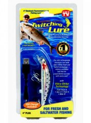 Рыбка-приманка для рыбалки Twitching Lure, Бело-голубой