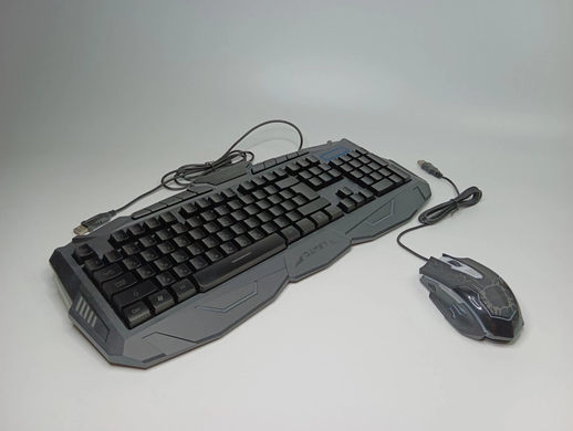 Игровой Набор Atlanfa V100P Клавиатура Мышка с Подсветкой, Черный