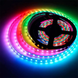 Світлодіодна стрічка багатобарвна 3528 RGB комплект 5м з пультом, Черный