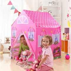 Детская игровая палатка домик PRINCESS HOME для девочки Розовая