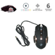 Игровая мышка с подсветкой Gaming Mouse X6 / Мышка для ноутбука / Проводная компьютерная мышь, Черный