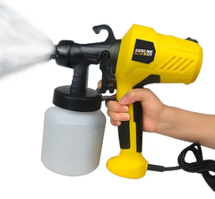 Электрический распылитель для краски Electric Paint Sprayer 500W ручной прибор пульверизатор, распылитель 800 мл краскопульт 3 степени распыления