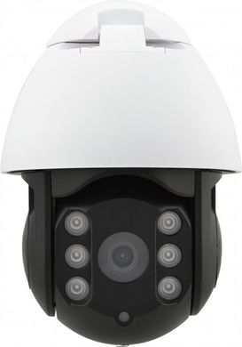 Уличная камера UKC ICsee Видеонаблюдения WIFI IP беспроводная наружная поворотная PTZ 360 с блоком питания, Чёрно - белый