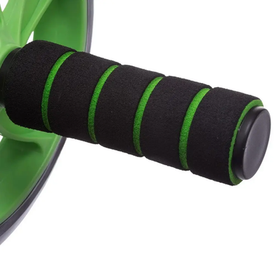 Фитнес колесо спортивное Тренажер колесо для пресса двойное с ковриком Double wheel Тренажер ролик для мышц