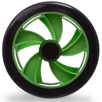 Фитнес колесо спортивное Тренажер колесо для пресса двойное с ковриком Double wheel Тренажер ролик для мышц