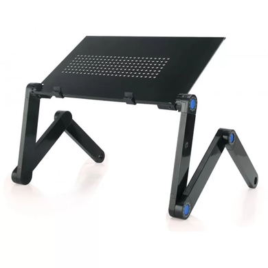 Стол-подставка для ноутбука Laptop Table T6 , столик трансформер, Черный