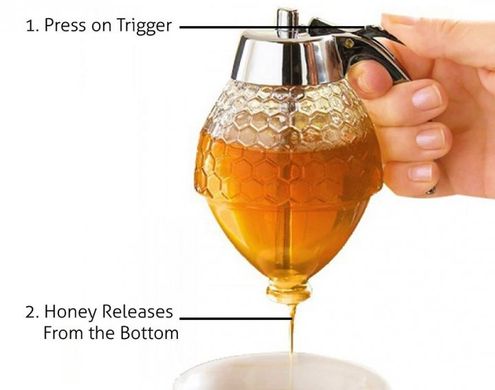 Диспенсер для меду Honey Dispenser, Прозрачный