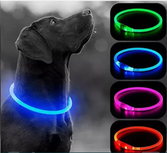 Ошейник светодиодный для собак | Светящийся ошейник для животных