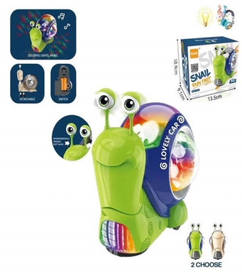 Музична іграшка "Слимак Турбо", зі світлом 3D