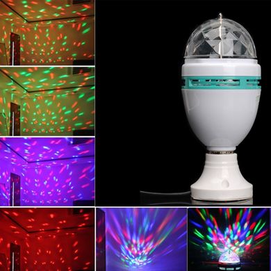 Светодиодная диско-лампа с патроном LED MINI PARTY