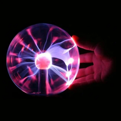 Универсальный светильник плазменный шар молния Plasma ball, ночник для детей.