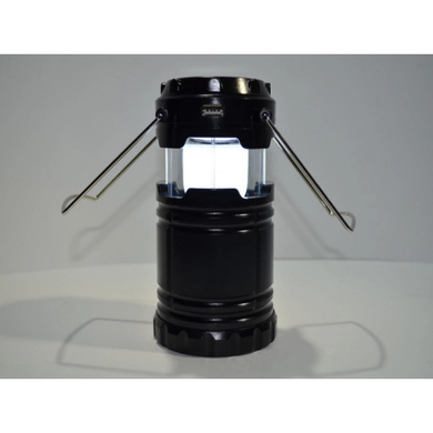Кемпінговий ліхтар Bailong G85 з сонячною панеллю акумулятор на 1300мАч V-516, Черный