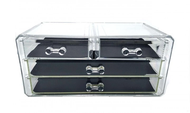 Органайзер для косметики и мелочей Акриловый Cosmetic Storage Box Бокс для косметики, Прозрачный