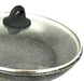 Сковорода антипригарное мраморное покрытие с крышкой BN-492 (26см), Черный