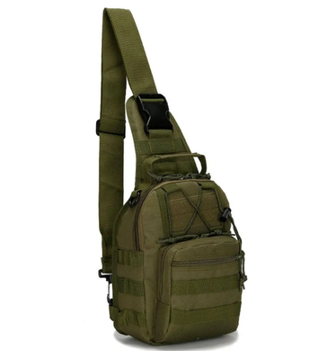 Рюкзак тактичний через плече, чоловіча армійська сумка/однолямкова сумка/барсетка