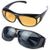 Антибликовые очки для водителей HD Vision Wrap Arounds 2шт. Очки антифары Водительские очки