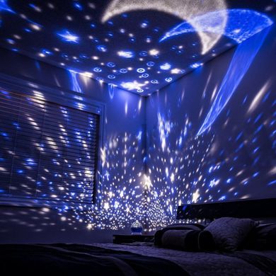 Ночник-проектор звездного неба вращающийся Star master, круглый ночник, проектор, круглый ночник, стар мастер