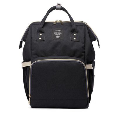 Многофункциональная сумка-рюкзак для мам LeQueen Черный