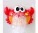 Детская игрушка для купания в ванной на присосках BUBBLE CRAB краб с музыкой пускающий мыльные пузыри на батарейках Красный, Красный