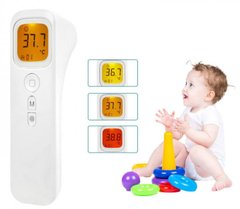 Бесконтактный инфракрасный медицинский термометр Shun Da WT001 градусник для измерения температуры тела у детей взрослых и окружающих предметов