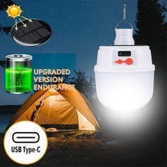 Лампа фонарь для кемпинга на солнечной батарее BL 2022 Аккумуляторная аварийная лампа, Белый