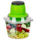 Кухонний блендер для коктейлів смузі супів салатів десертів Блискавка Vegetable Mixer ZS 8986 електричний мульти подрібнювач овочерізка міксер Green, Зелений