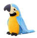 Интерактивная игрушка-повторюшка Попугай Parrot Talking Синий / Мягкая игрушка Говорящий Попугай, Темно-синий