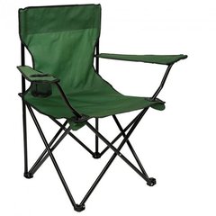 Стул туристический раскладной до 100 кг,Складной стул, кресло для походов в чехле