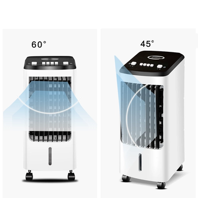Напольный охладитель портативный кондиционер с увлажнением и очисткой воздуха Germatic BL-199DLR-A с пультом/сенсорные кнопки 120W, Белый