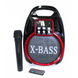 Бездротова Bluetooth колонка X-BASS Golon RX-820BT з музикою кольорів і мікрофоном, Черный