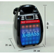 Беспроводная Bluetooth колонка X-BASS Golon RX-820BT со цветомузыкой и микрофоном, Черный