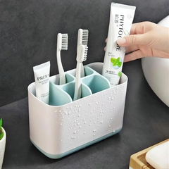 Подставка органайзер для зубных щеток со съемной подставкой Large Toothbrush Caddy