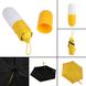 Дизайнерська кишенькова капсульна міні-парасолька Capsule Umbrella-mini Designer All Seasons, Black/Yellow, Разные цвета